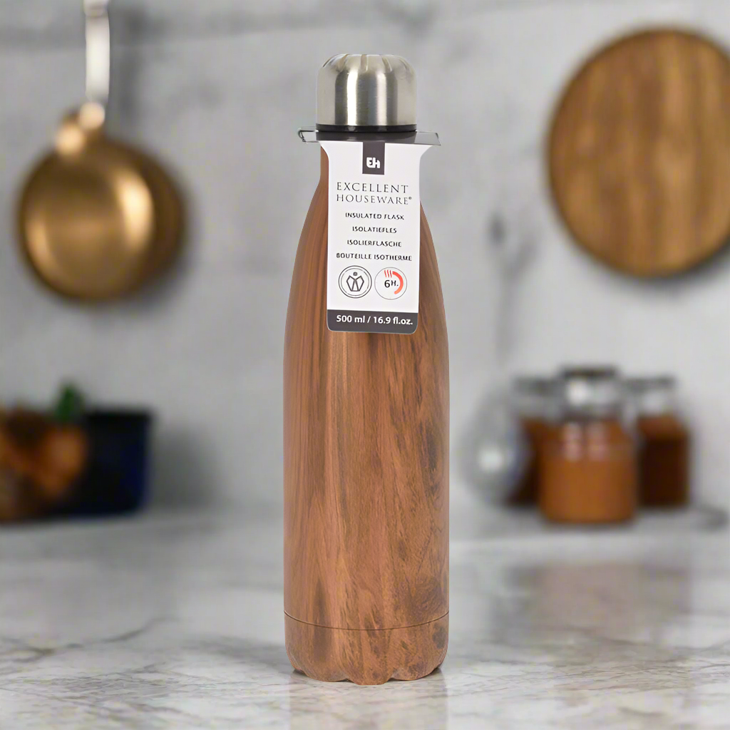 Vacuum Flask Burl Wood 500ml