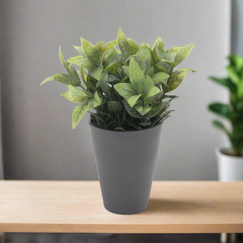 Artificial Plant In Plastic Pot