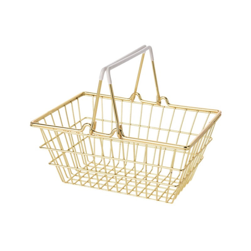 Basket 184x130x80mm Gold