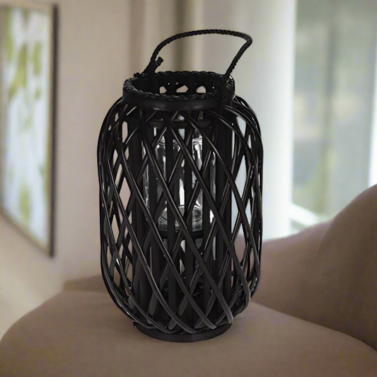 Lantern Willow 400x260mm Black