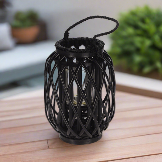 Lantern Willow 23x30cm Black