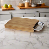 Cutting Board Bamboo With Bowl