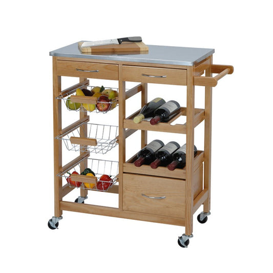 Wooden Kitchen Trolley