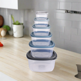 Storage Box With Lid 6pcs