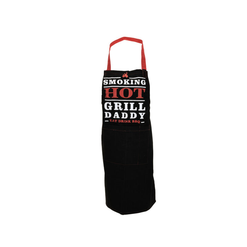 Apron Cotton With Leather