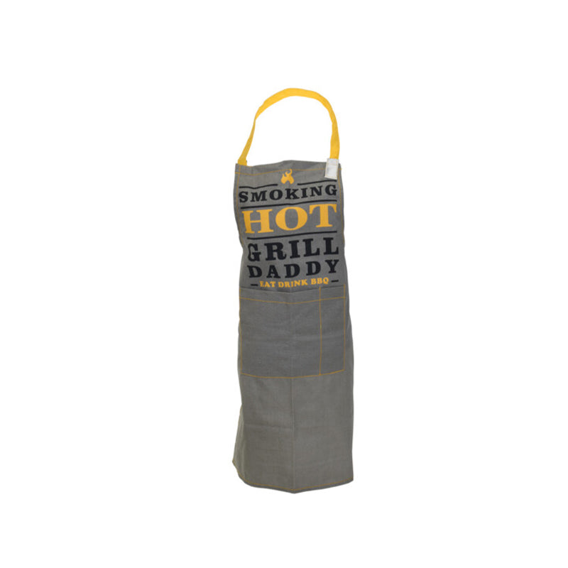 Apron Cotton With Leather