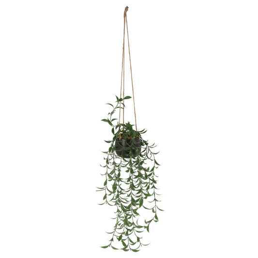 Artificial Hanging Plant In Ceramic Pot