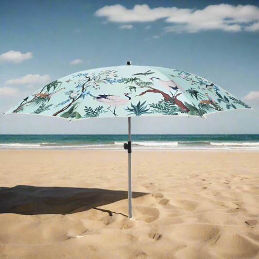 Beach Umbrella Peacock