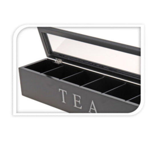 Tea Box Mdf 6 Compartments