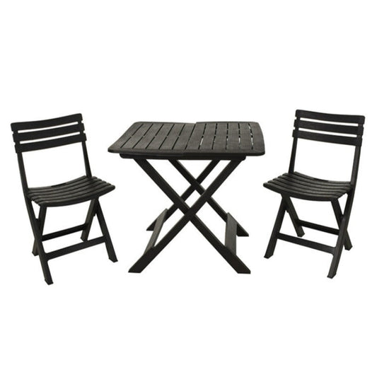 Camping Set Anthracite (Set of 3)