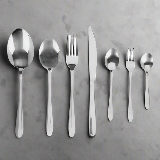 Cutlery Set Silver (Set of 39 Pcs)