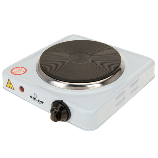 Electric Hotplate Single White 1000W