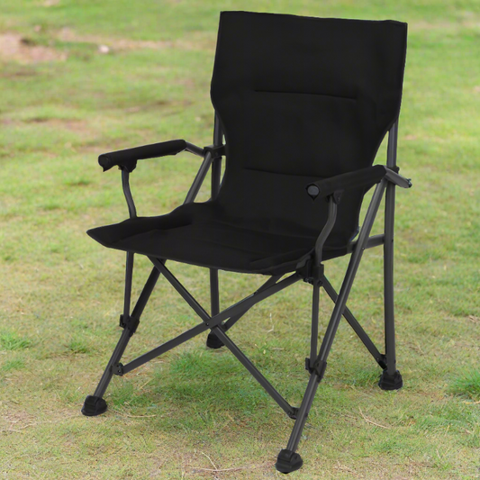 Camping Chair Foldable Black