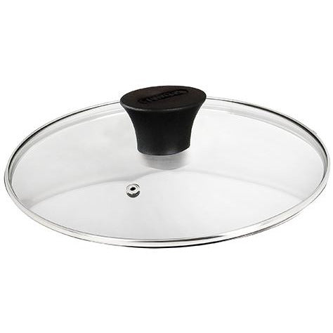 Glass Lid With Met Rim 20CM + Flonal Knob