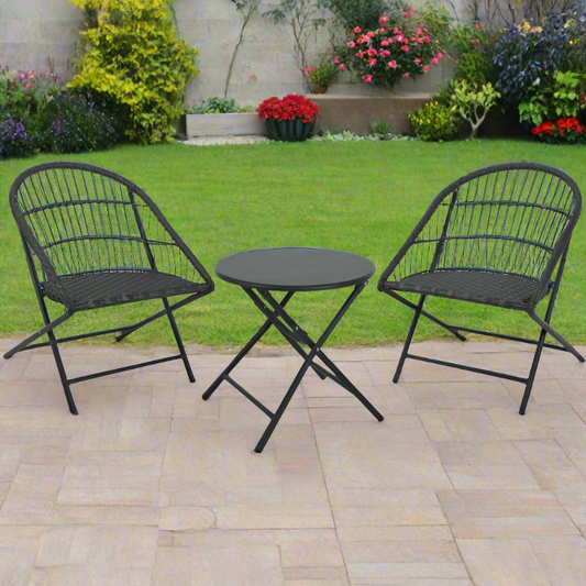 Foldable Garden Set Metal (Set of 3)