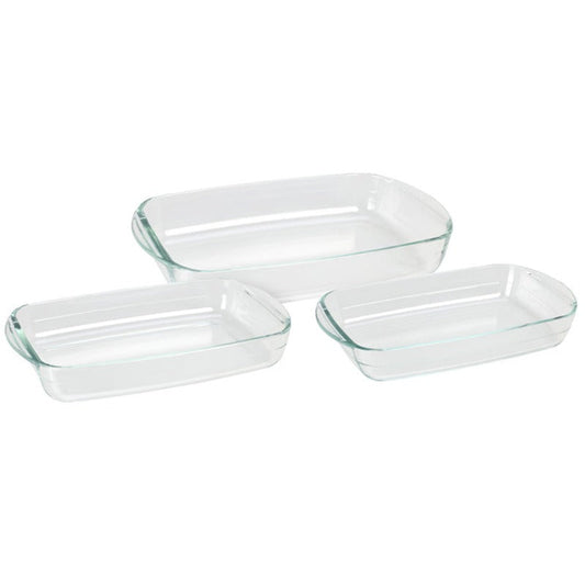 Glass Oven Dish (Set of 3)