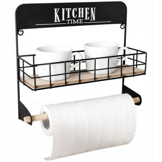 Kitchen Paper Holder With Basket