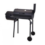 Charcoal BBQ Smoker Grill Black