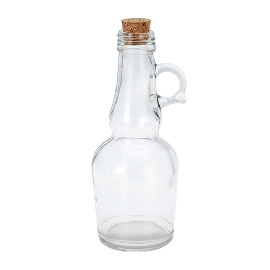 Oil & Vinegar Glass Bottle With Cork Lid (Set of 2)