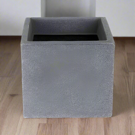 Planter Kubus Quadr Grey