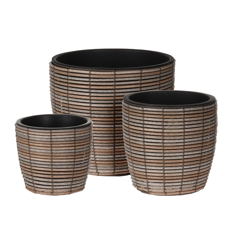 Round Planter Kubu (Set of 3)