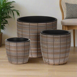 Round Planter Kubu (Set of 3)