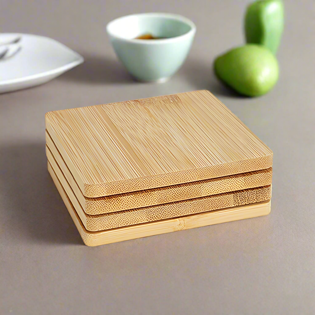 Tea Coaster Bamboo (Set of 4)