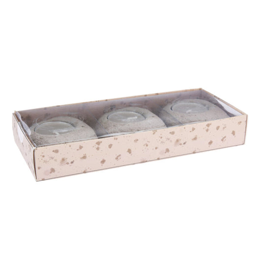 Tea Light Candle With Holder (Set of 3)