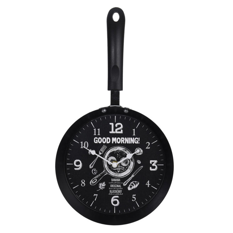 Wall Clock Frying Pan Style