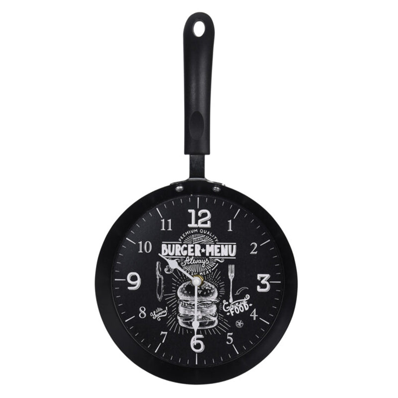 Wall Clock Frying Pan Style