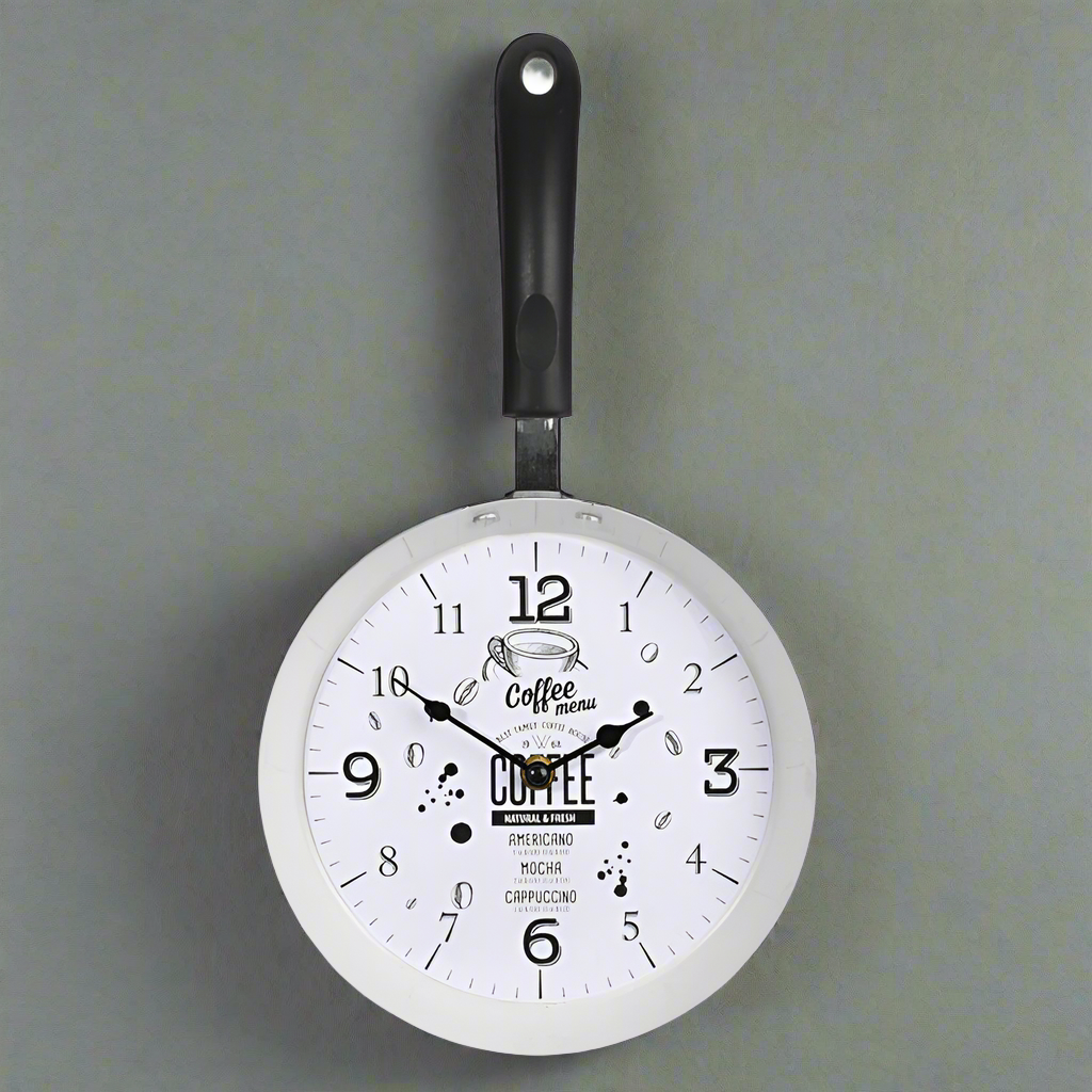 Wall Clock Frying Pan Style