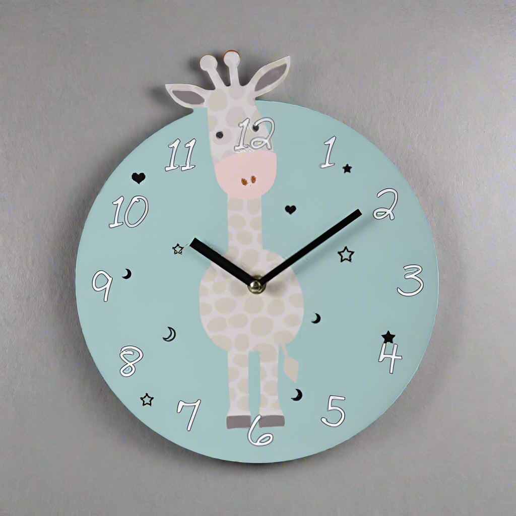 Wall Clock MDF Animal Design 26cm