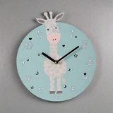 Wall Clock MDF Animal Design 26cm