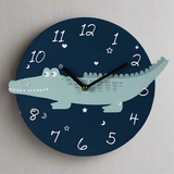 Wall Clock MDF Animal Design 26cm