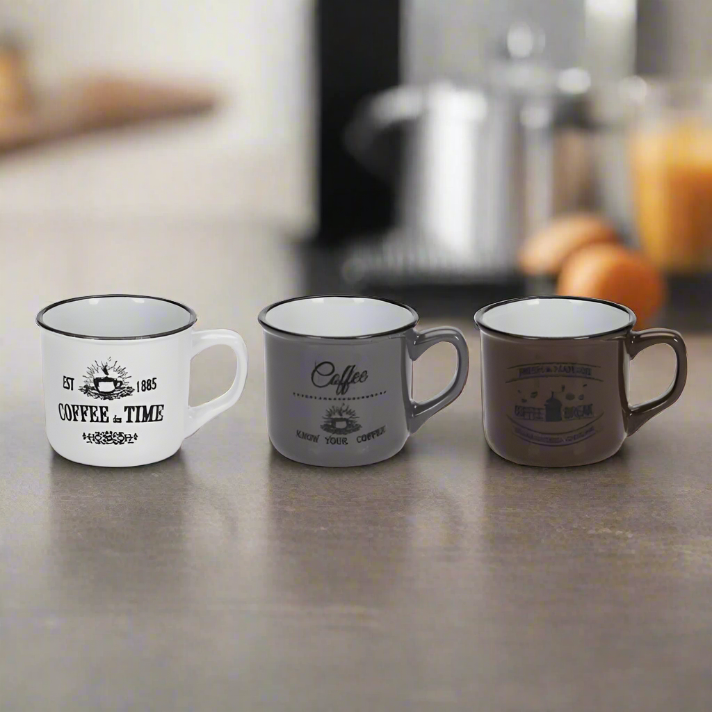 Mini Espresso Mug 100ml (Set of 3)