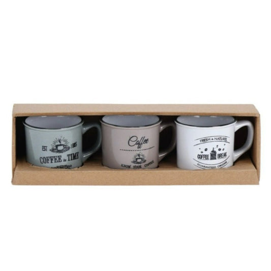 Mini Espresso Mug 100ml (Set of 3)