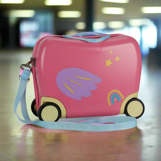 Kids Luggage Pink 16"