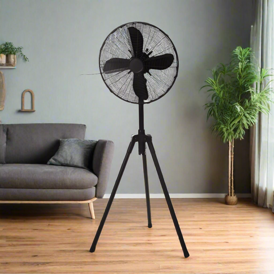 Standing Fan Black 125cm