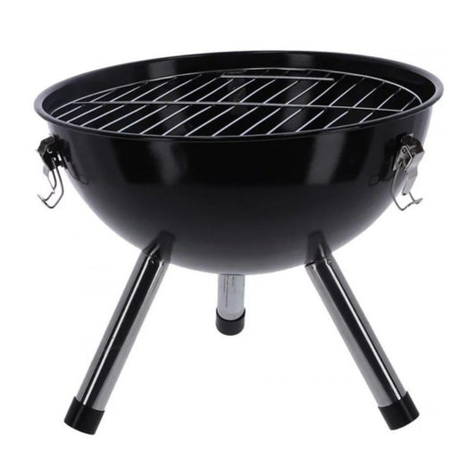 Charcoal BBQ Grill Ball Shape Black