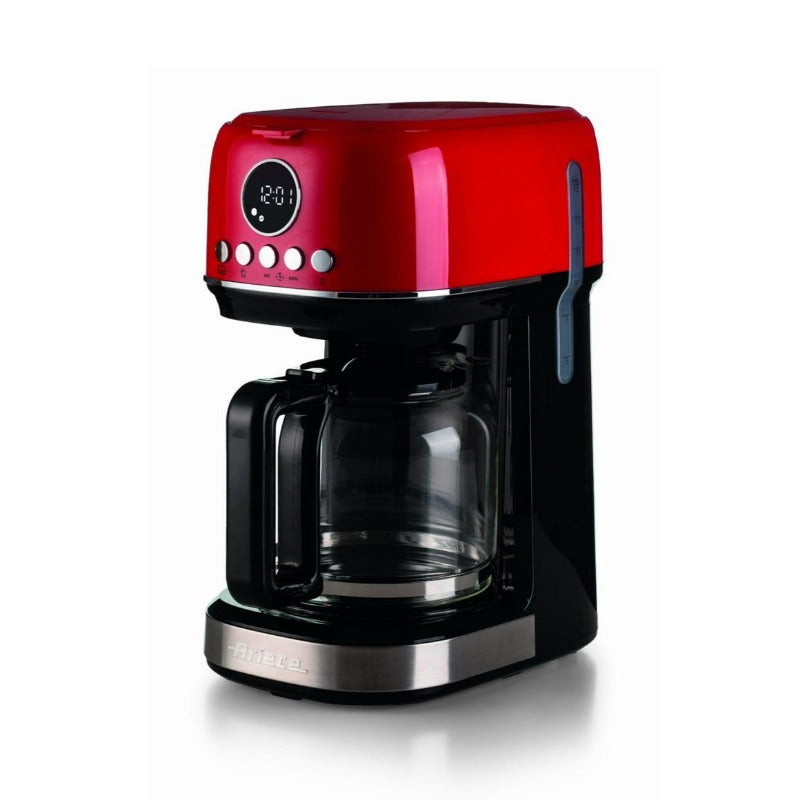 Modern Red Filter Coffee Machine