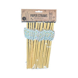 Drinking Paper Straw Set 16Pcs