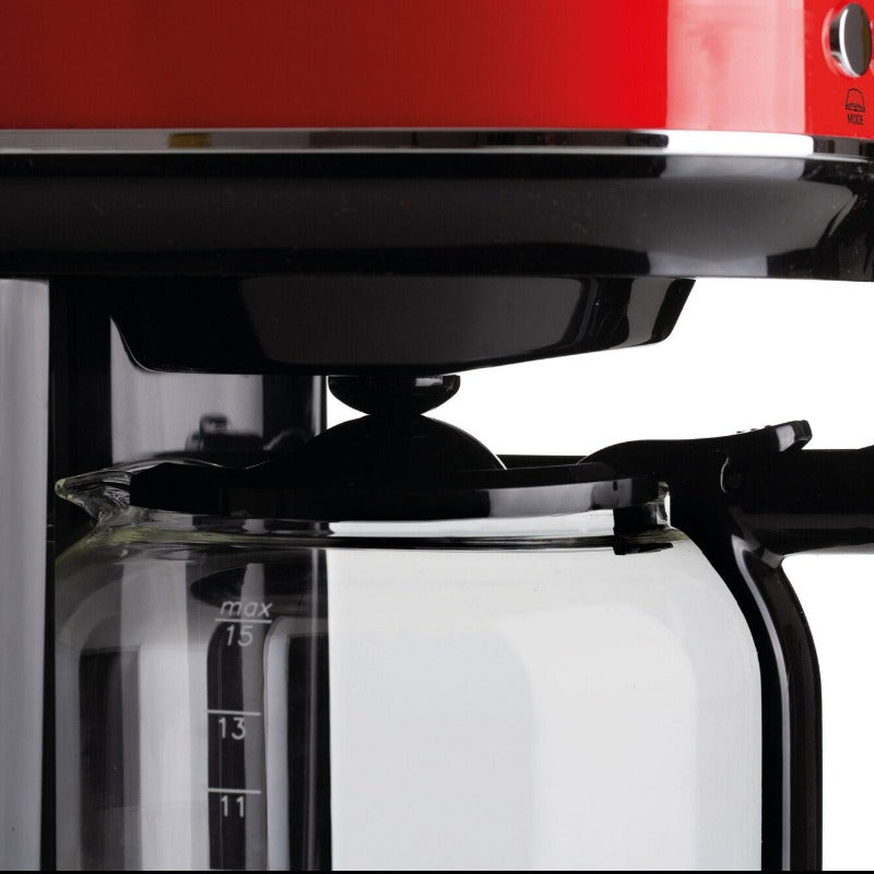 Modern Red Filter Coffee Machine