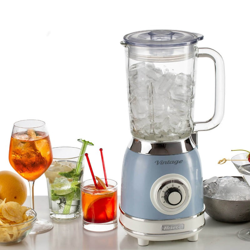 Blender Vintage Glass Blue 1000W